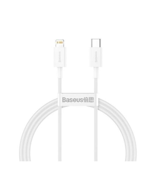 Baseus datový kabel Superior USB-C/Lightning 1m 20W bílý