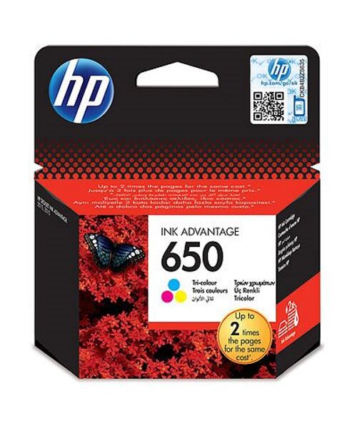 HP Inkoustová náplň 650 různé barvy
