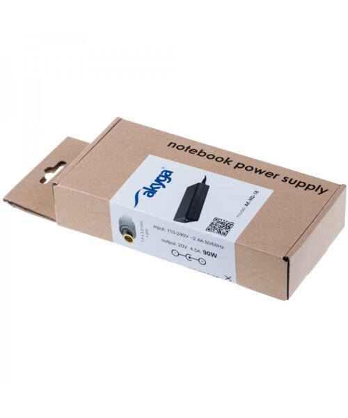 Akyga Nabíječka na notebook 20V/4.5A/90W 7.9x5.5 mm + pin pro Lenovo