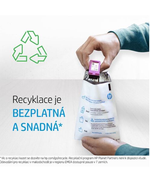 HP Tříbarevná originální inkoustová kazeta 305