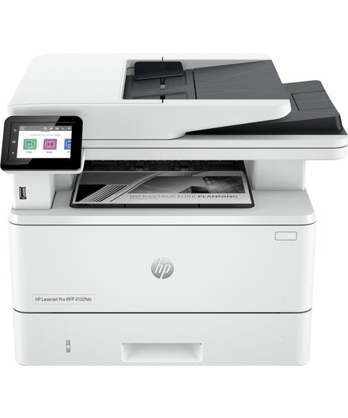 HP LaserJet Pro MFP 4102fdn (40str/min, A4, USB, Ethernet, PRINT, SCAN, COPY, FAX, DADF, duplex)