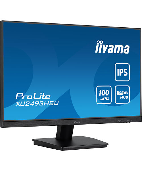 iiyama ProLite XU2493HSU-B7 počítačový monitor 60,5 cm (23.8") 1920 x 1080 px Full HD LED Černá