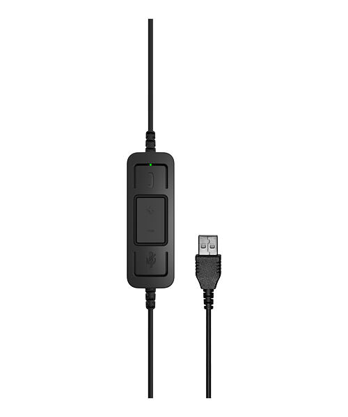 EPOS IMPACT SC 60 USB ML Sluchátka s mikrofonem Kabel Přes hlavu Hovory/hudba USB Typ-A Černá