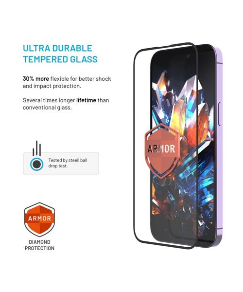 Ultra odolné tvrzené sklo FIXED Armor s Anti-dust aplikátorem a AR vrstvou pro Samsung Galaxy S24/S2