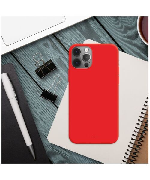 Zadní pogumovaný kryt FIXED Story pro Xiaomi Redmi Note 14 5G, červený