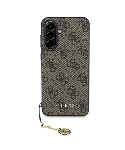 Guess 4G Charm Zadní Kryt pro Samsung Galaxy A56 Brown
