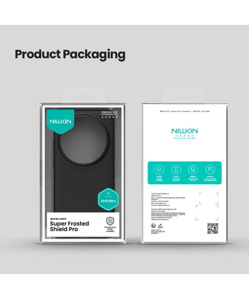 Nillkin Super Frosted PRO Zadní Kryt pro Xiaomi 15 Ultra Black