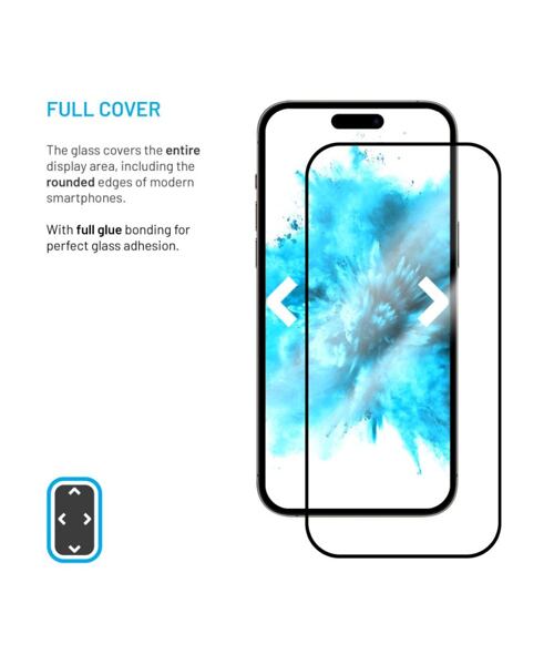 Ochranné tvrzené sklo FIXED Full-Cover pro Motorola Edge 60 Neo 5G/50 Neo/Moto S50 5G, černé