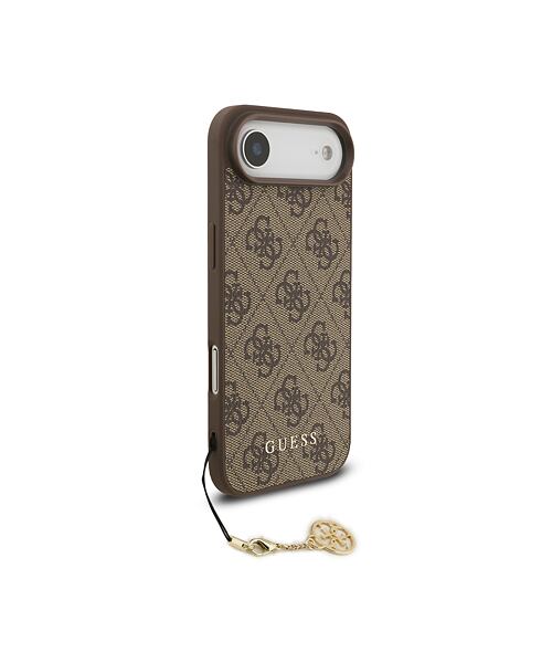 Guess 4G Charm MagSafe Zadní Kryt pro iPhone Air Tone on Tone Brown