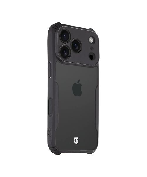 Tactical Quantum Stealth Kryt pro Apple iPhone 17 Pro Clear/Black