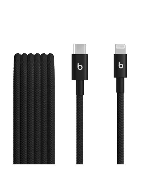 Apple Beats USB-C/Lightning Woven Cable(1.5m)-Bolt Black