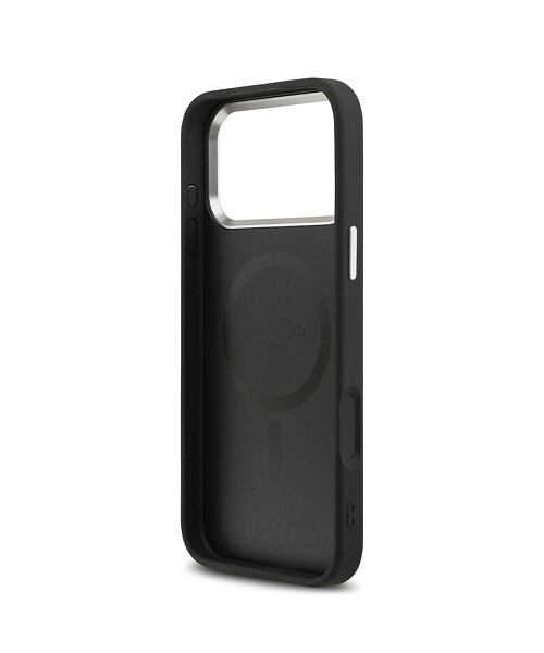 Guess PU Saffiano MagSafe Zadní Kryt pro iPhone 17 Pro Max Black