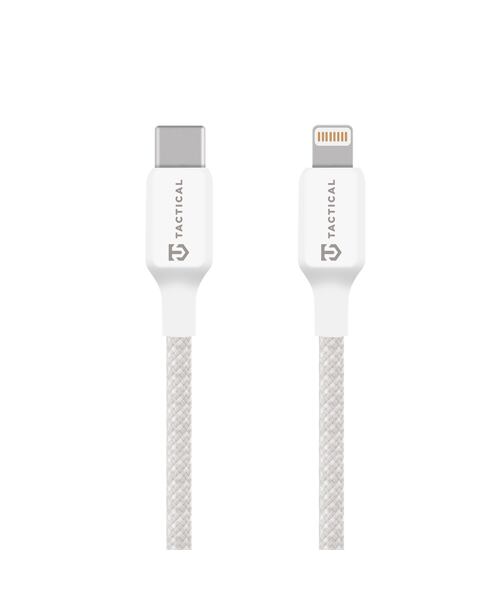 Tactical Stitch Thread Cable USB-C/Lightning 0.3m White