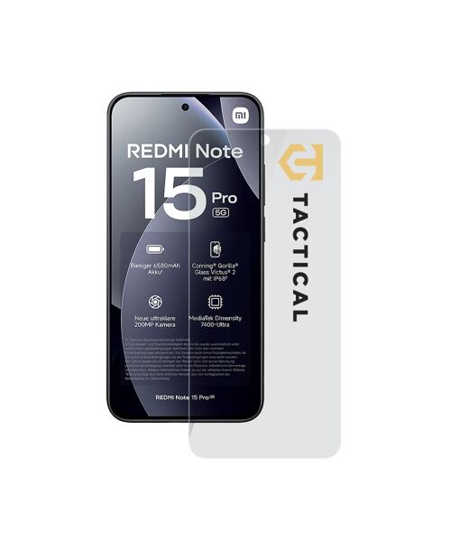 Tactical Glass Shield 2.5D sklo pro Xiaomi Redmi Note 15 Pro 5G Clear