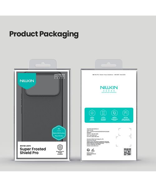 Nillkin Super Frosted PRO Zadní Kryt pro Poco F8 Ultra Black