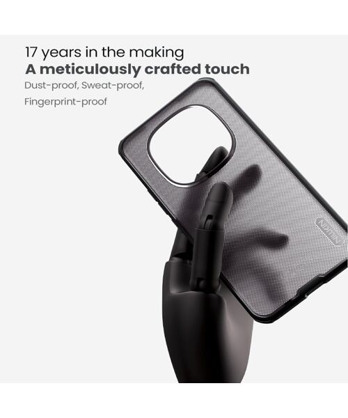 Nillkin Super Frosted PRO Zadní Kryt pro Xiaomi Redmi Note 15 Pro+ 5G Transparent Black