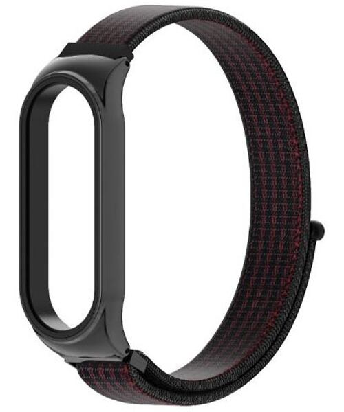 Nylonový náramek pro Xiaomi Mi Band 7 Red
