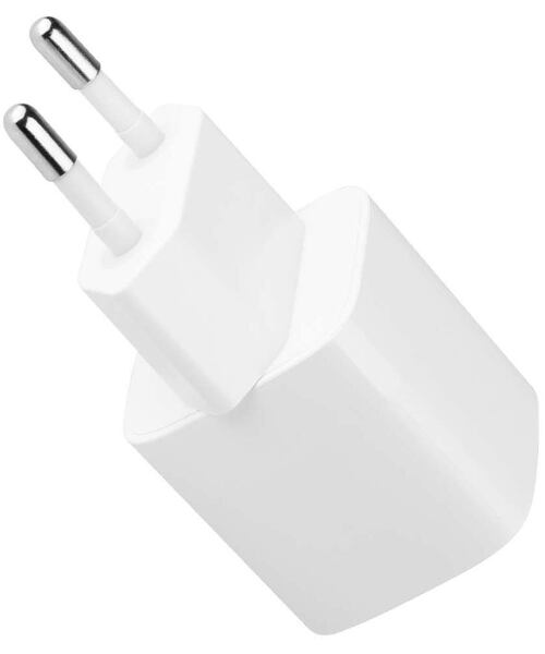 FIXED Mini Set síťové nabíječky s USB-C výstupem a USB-C/USB-C kabelu podpora PD 1 metr 30W White
