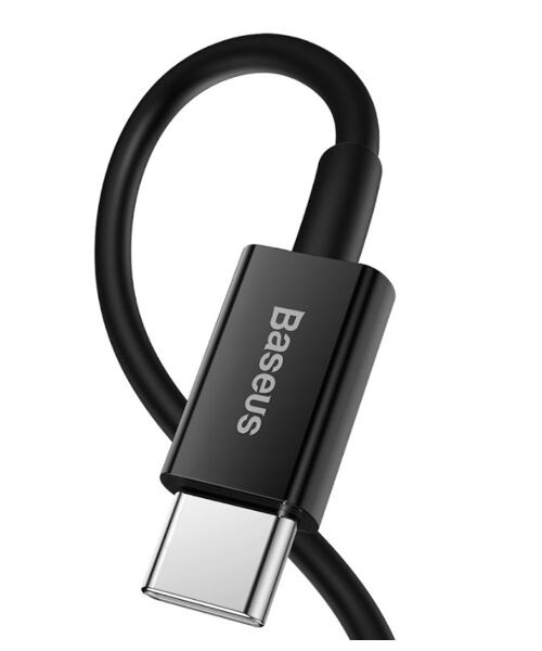 Baseus CATLYS-A01 Superior Fast Charging Datový Kabel USB-C to Lightning  20W 1m Black