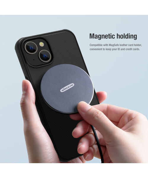 Nillkin Super Frosted PRO Magnetic Zadní Kryt pro Apple iPhone 14 Plus Blue