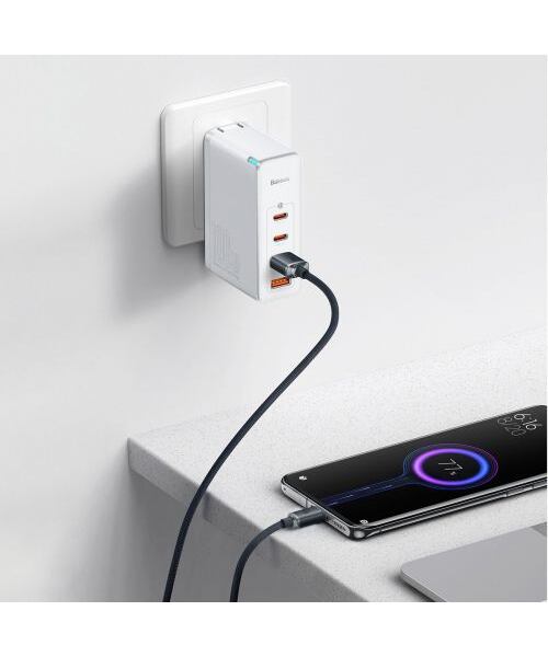 Baseus CAJY000401 Crystal Shine Series Datový Kabel USB - USB-C 100W 1,2m Black