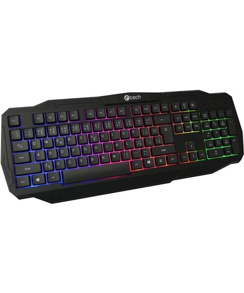 C-TECH Arcus GKB-15/Drátová USB/CZ-SK layout/Černá