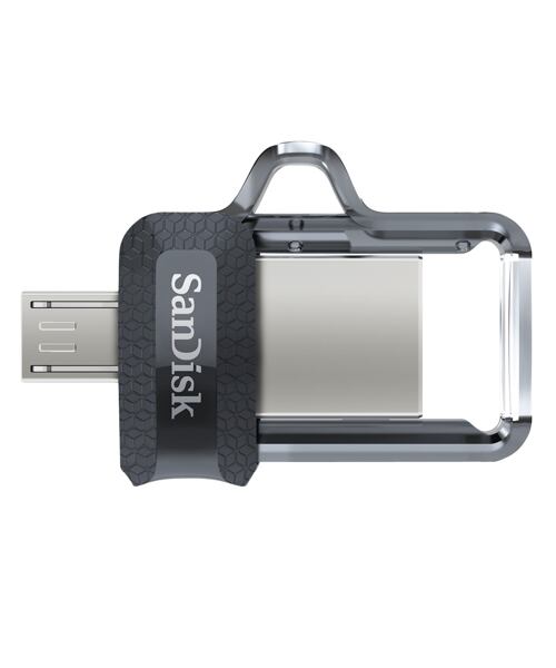 SanDisk Ultra Dual Drive/64GB/USB 3.0/Micro USB + USB-A/Černá