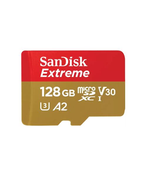 SanDisk Extreme/micro SDXC/128GB/190MBps/UHS-I U3 / Class 10/+ Adaptér