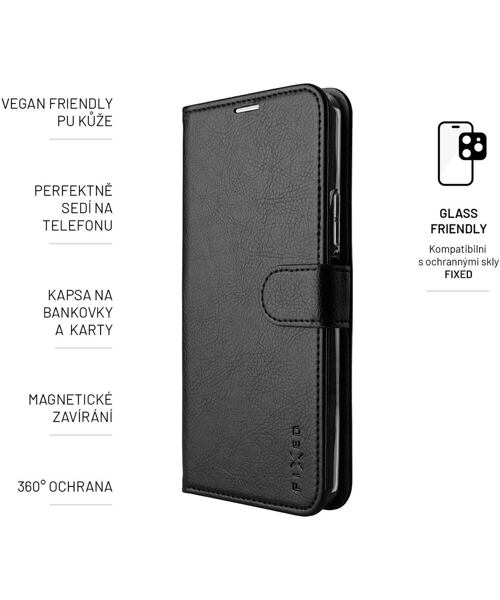 Pouzdro typu kniha FIXED Opus pro Apple iPhone 14 Pro Max, černé