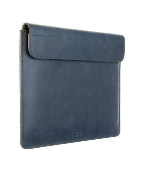 Kožené pouzdro FIXED Oxford pro všechny modely Apple iPad s úhlopříčkou displeje 10-11", modré