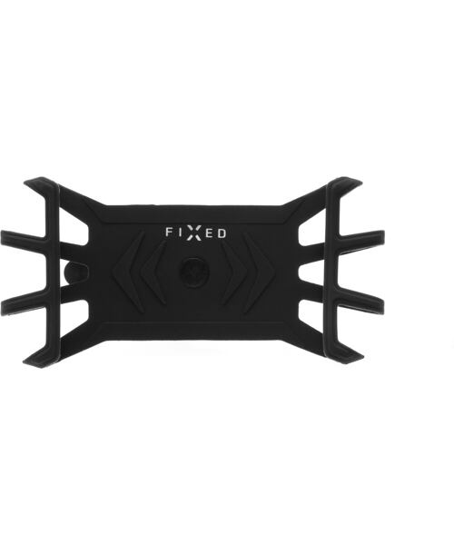 Silikonový držák mobilního telefonu na kolo FIXED Bikee, černý