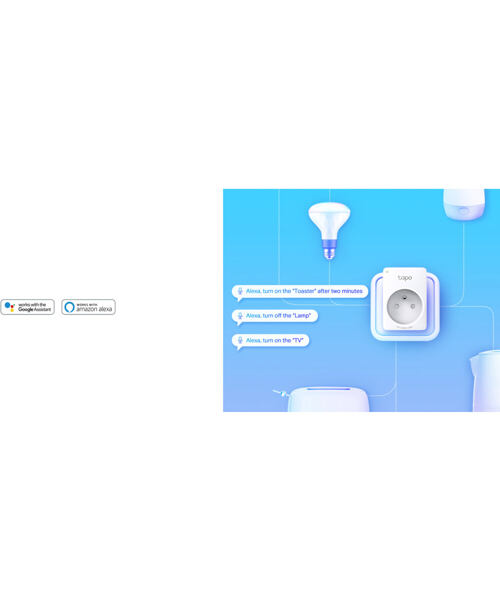 TP-link Tapo P100(2-pack) WiFi chytrá zásuvka, 10A