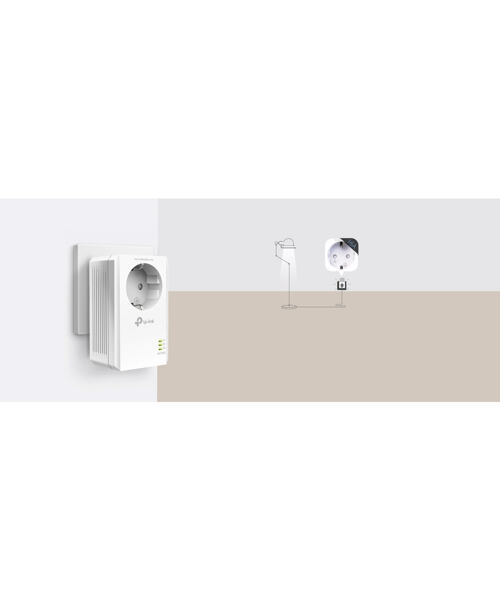 TP-Link TL-PA7017P KIT AV1000 Gb průchozí Powerline sada (2ks)