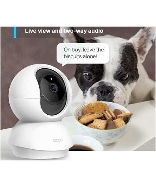 TP-LINK Tapo C210 Pan/Tilt Home Security Wi-Fi 3MP Camera,micro SD,dvoucestné audio,detekce pohybu
