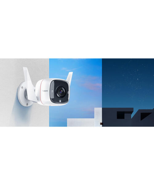 TP-LINK Tapo C310 Outdoor IP66 Security Wi-Fi 3MP Camera,micro SD,dvoucestné audio,detekce pohybu