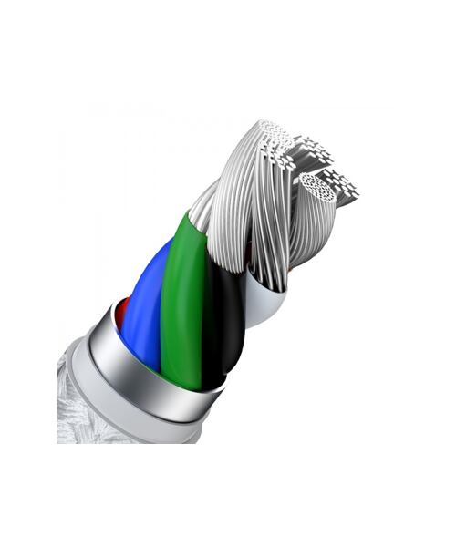 Baseus Datový kabel Cafule USB-C/Lightning PD 20W 2m bílý