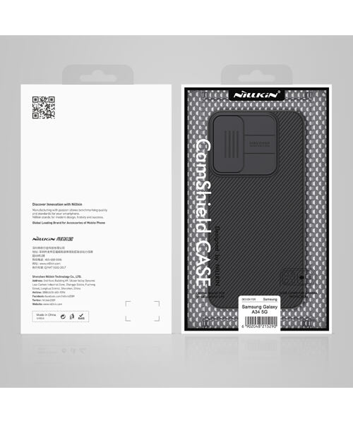 Nillkin CamShield Zadní Kryt pro Samsung Galaxy A34 5G Black