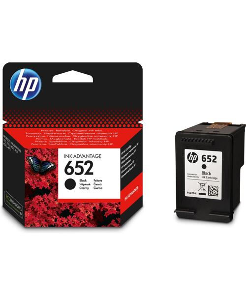 HP Inkoustová náplň 652 Black