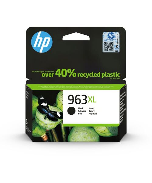 HP 963XL Černá originální inkoustová kazeta s vysokou výtěžností