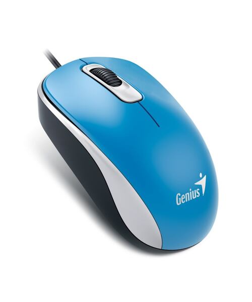 GENIUS DX-110/Kancelářská/Optická/1 000 DPI/Drátová USB/Modrá