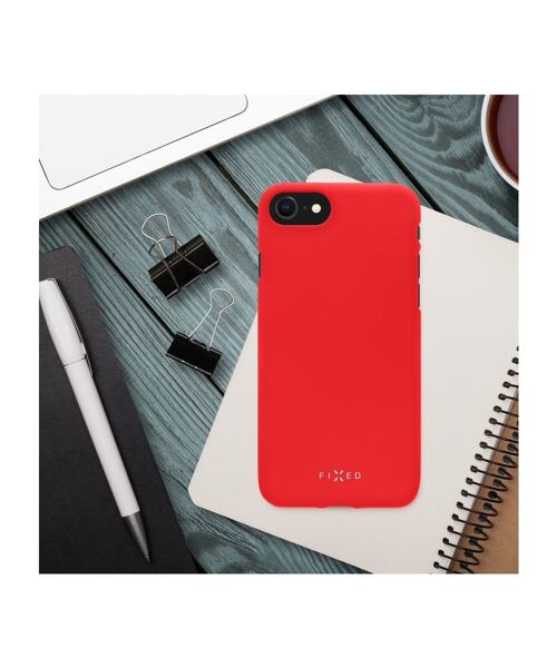 Zadní pogumovaný kryt FIXED Story pro Samsung Galaxy A33 5G, červený