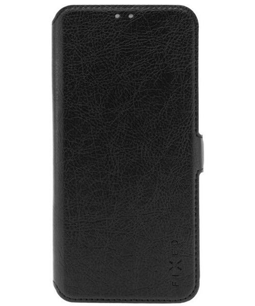 Tenké pouzdro typu kniha FIXED Topic pro Motorola Moto E32s, černé
