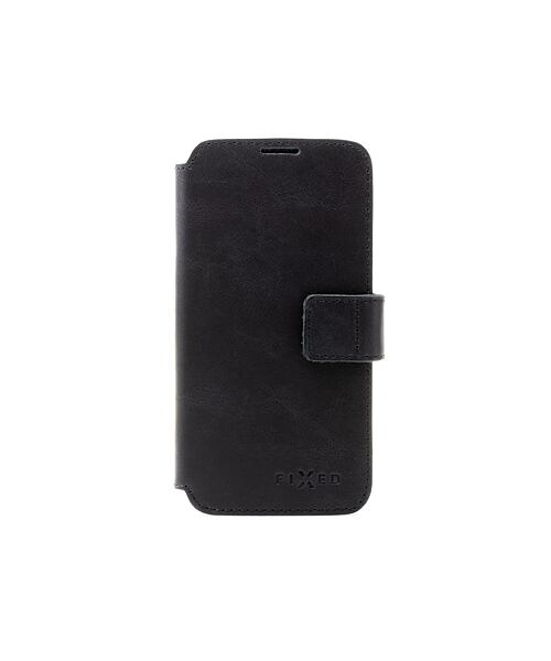 Kožené pouzdro typu kniha FIXED ProFit pro Apple iPhone 7/8/SE (2020/2022), černé