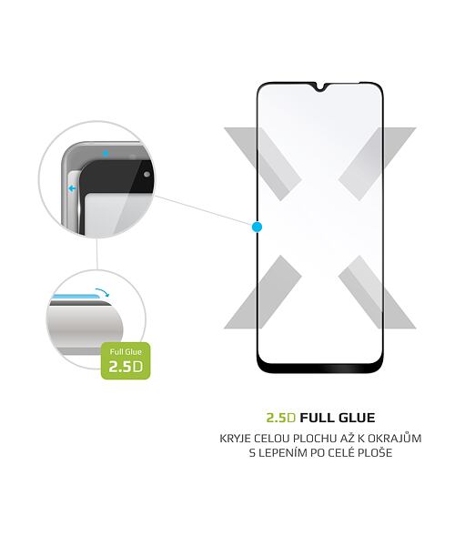Ochranné tvrzené sklo FIXED Full-Cover pro Samsung Galaxy A22 5G, černé