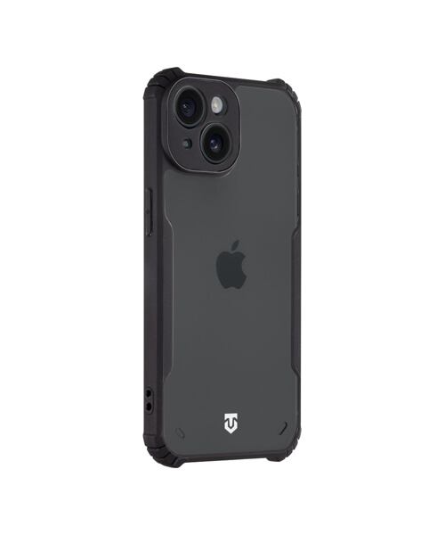 Tactical Quantum Stealth Kryt pro Apple iPhone 15 Clear/Black