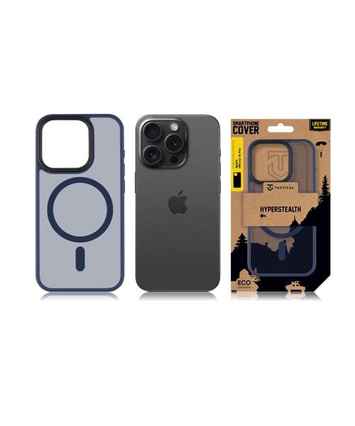 Tactical MagForce Hyperstealth Kryt pro iPhone 15 Pro Deep Blue