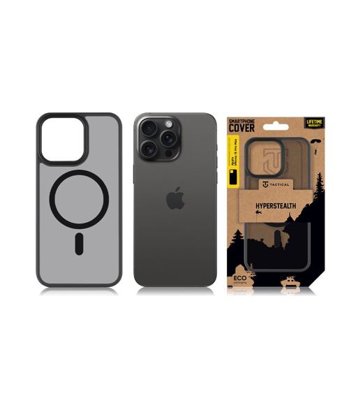 Tactical MagForce Hyperstealth Kryt pro Apple iPhone 15 Pro Max Asphalt