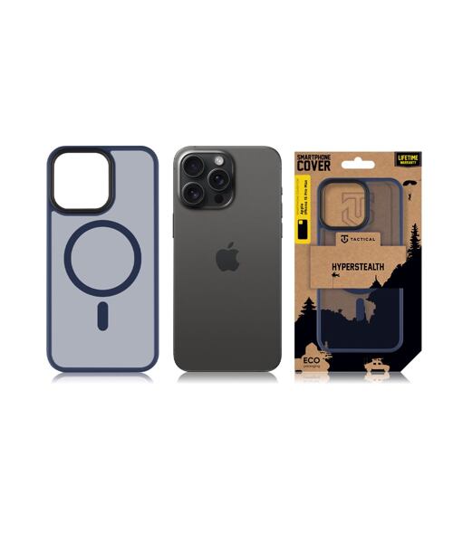 Tactical MagForce Hyperstealth Kryt pro Apple iPhone 15 Pro Max Deep Blue