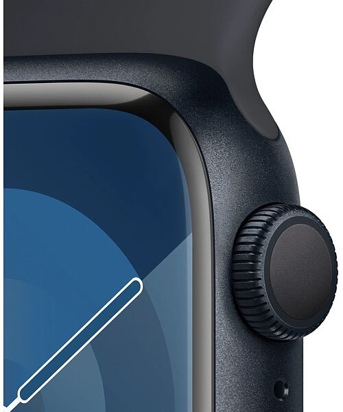 Apple Watch Series 9 GPS 41mm S/M Midnight Aluminium Case with Sport Band Midnight
