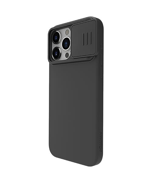 Nillkin CamShield Silky Silikonový Kryt pro Apple iPhone 15 Pro Max Black